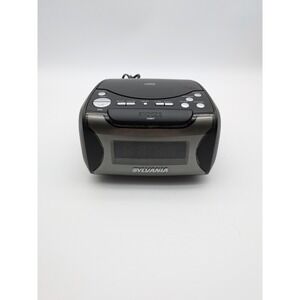 Sylvania SCR4986 Clock Radio / CD Player Fully Tested & Working Dual Alarm